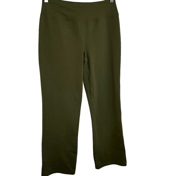Lands' End Pants - Lands’ End moss green pull on lounge pants leggings size Small